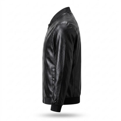 Lederjacken Outlet24 - Nulul | Gerippt Genarbt Lederjacke Herren