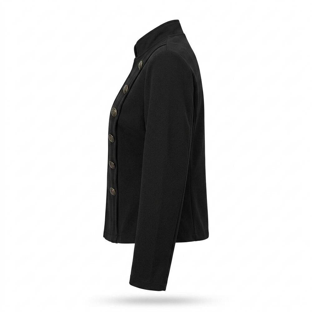 Lederjacken Outlet24 - Lorok | Tailliert Doppelreihig Jacke Damen