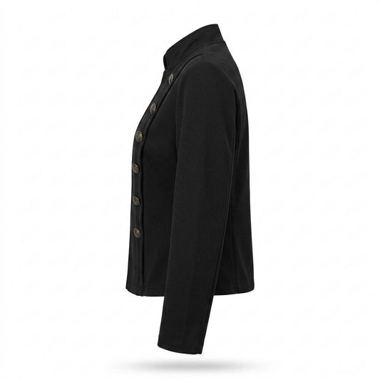 Lederjacken Outlet24 - Lorok | Tailliert Doppelreihig Jacke Damen