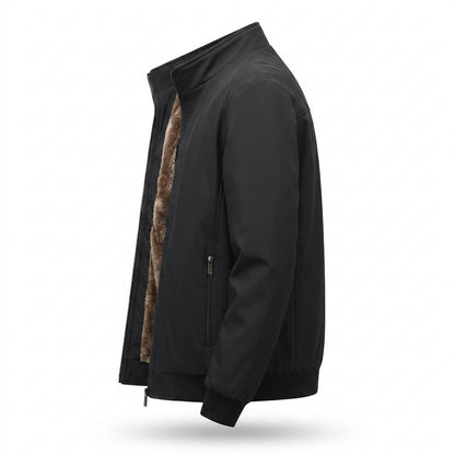Lederjacken Outlet24 - Kefus | Gefüttert Langärmlig Jacke Herren