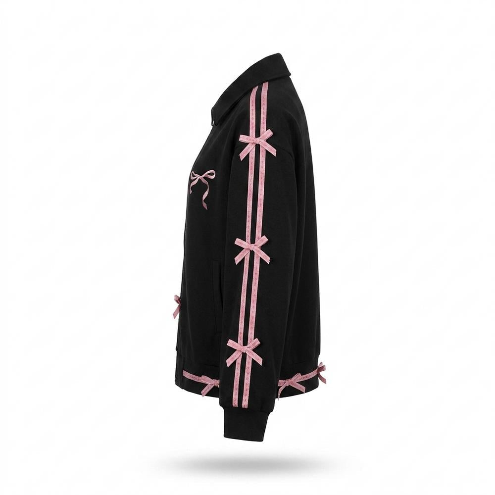 Lederjacken Outlet24 - Auman | Applizierte Langärmlige Jacke Damen