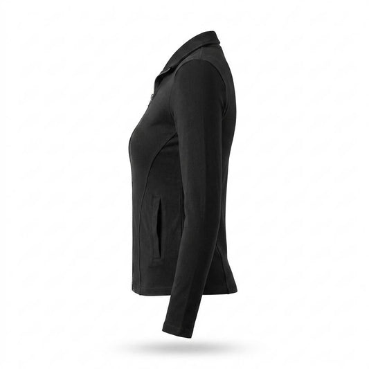 Lederjacken Outlet24 - Suvom | Taillierte Langärmlige Jacke Damen