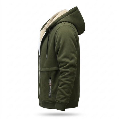 Lederjacken Outlet24 - Vidis | Gefütterter Warmer Hoodie Herren