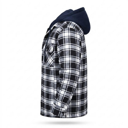Lederjacken Outlet24 - Aurur | Gefüttert Kariert Jacke Herren