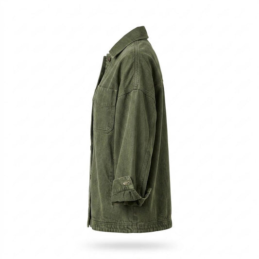 Lederjacken Outlet24 - Suvin | Kastig Geschnittene Baumwoll Jacke Damen