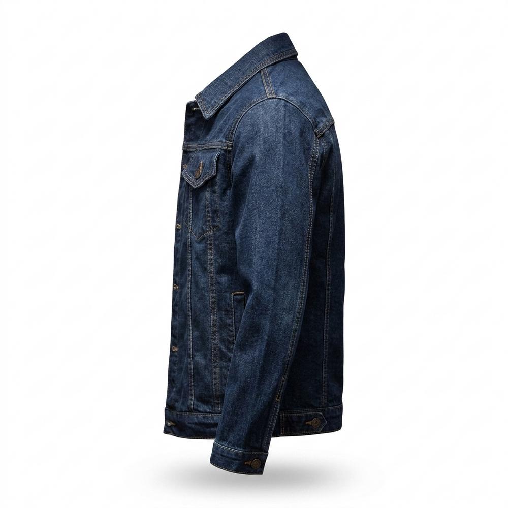 Lederjacken Outlet24 - Dufok | Langärmlige Geknöpfte Jacke Herren