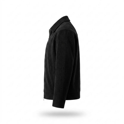 Lederjacken Outlet24 - Zoris | Gerippt Kurz Jacke Herren