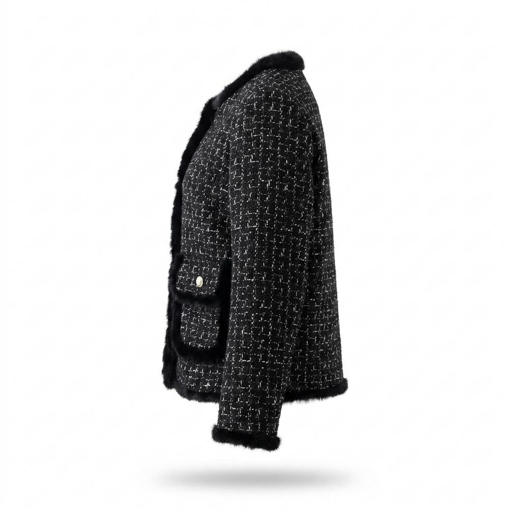 Lederjacken Outlet24 - Lavit | Gefüttert Strukturiert Jacke Damen