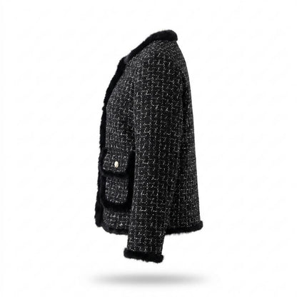 Lederjacken Outlet24 - Lavit | Gefüttert Strukturiert Jacke Damen