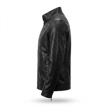 Lederjacken Outlet24 - Virel | Gesteppt Tailliert Lederjacke Herren