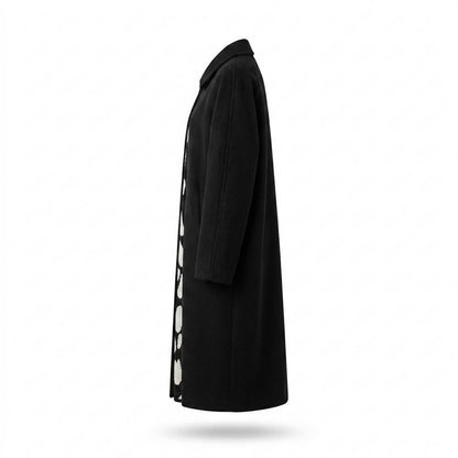 Lederjacken Outlet24 - Rokev | Lang Geknöpft Mantel Damen