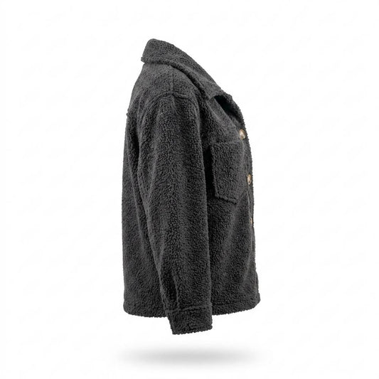 Lederjacken Outlet24 - Sepir | Strukturiert Geknöpft Jacke Damen