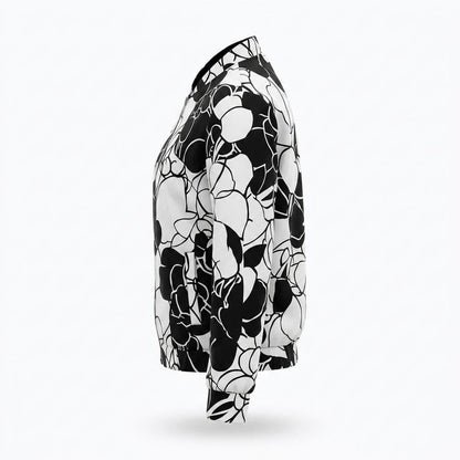 Lederjacken Outlet24 - Mogar | Gemustert Langärmlig Jacke Damen