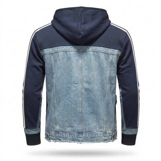 Lederjacken Outlet24 - Radus | Gestreift Kombiniert Hoodie Herren