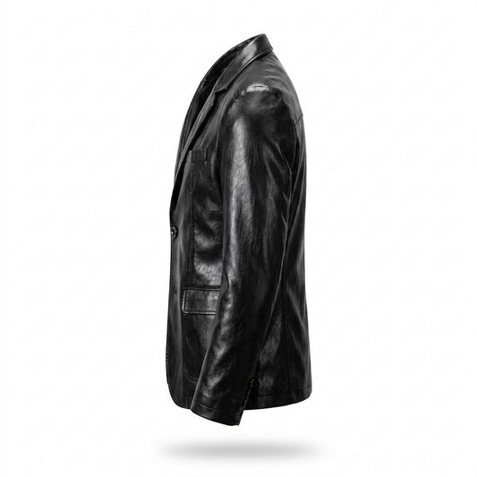 Lederjacken Outlet24 - Vopat | Tailliert Einreihig Lederjacke Herren