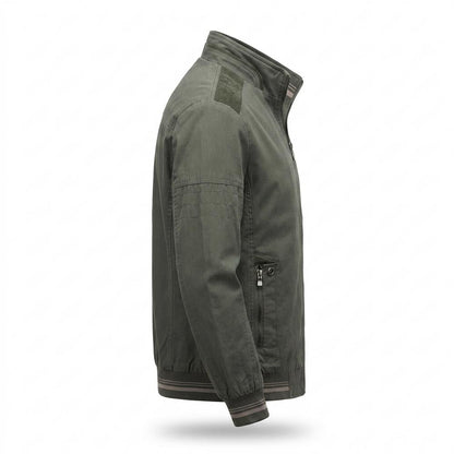 Lederjacken Outlet24 - Relam | Gefütterte Gerippte Jacke Herren