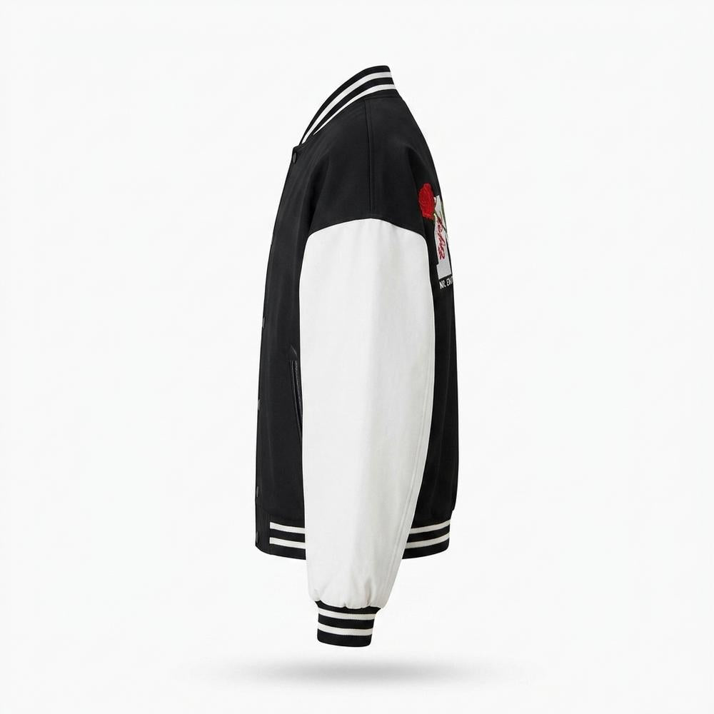 Lederjacken Outlet24 - Capar | Bestickte Zweifarbige Jacke Herren