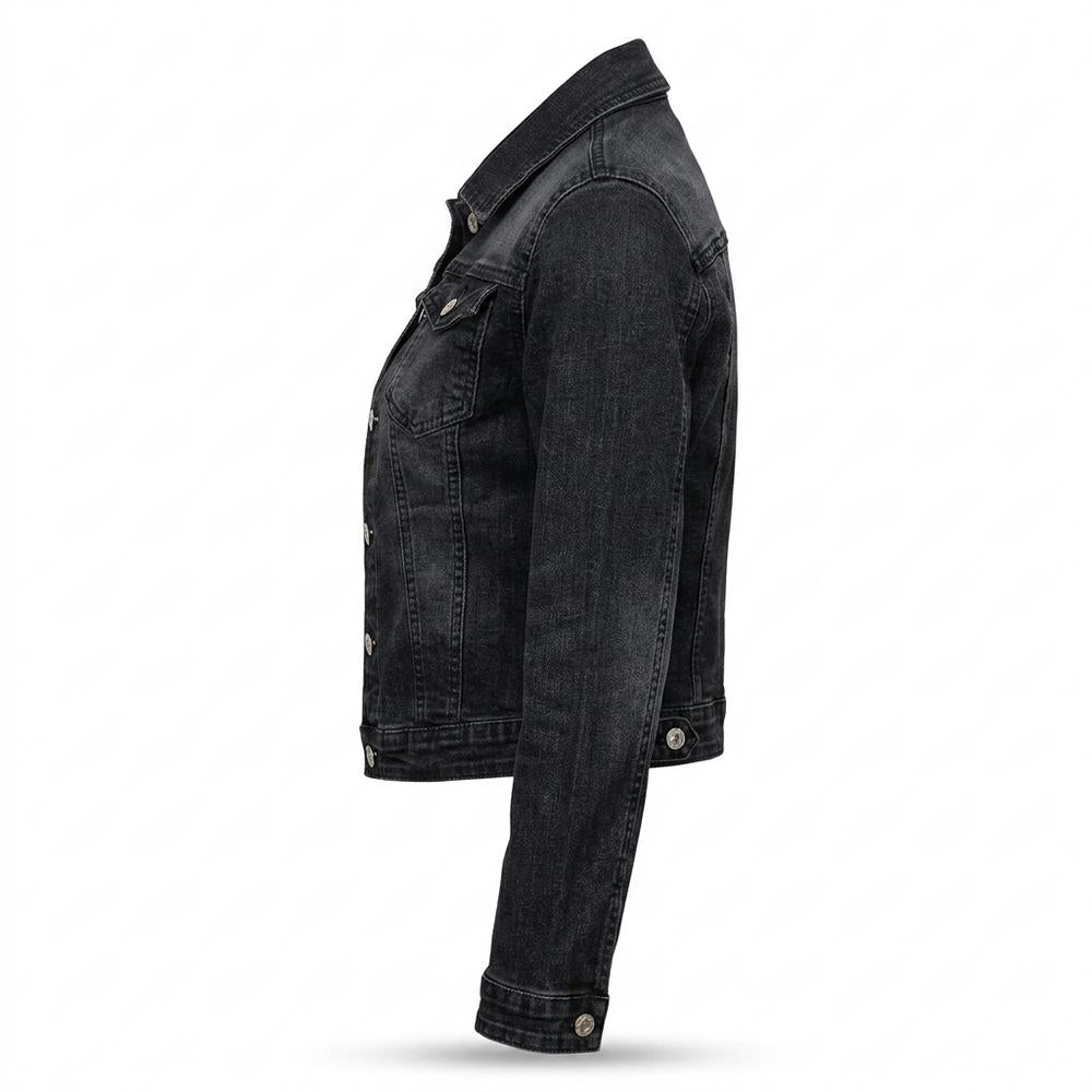 Lederjacken Outlet24 - Cipiv | Tailliert Geknöpft Jacke Damen
