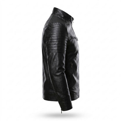 Lederjacken Outlet24 - Liwat | Gesteppt Tailliert Lederjacke Herren