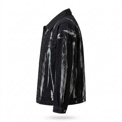 Lederjacken Outlet24 - Nisel | Gewaschen Geknöpft Jacke Unisex