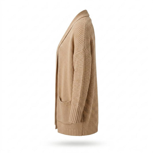 Lederjacken Outlet24 - Vukar | Strukturiert Offen Cardigan Damen