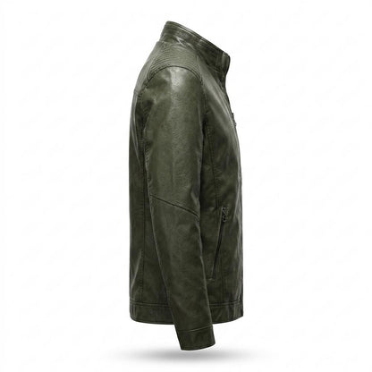 Lederjacken Outlet24 - Simen | Gefüttert Gesteppt Lederjacke Herren