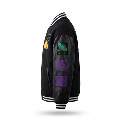 Lederjacken Outlet24 - Rifen | Bestickt Geknöpft Jacke Unisex