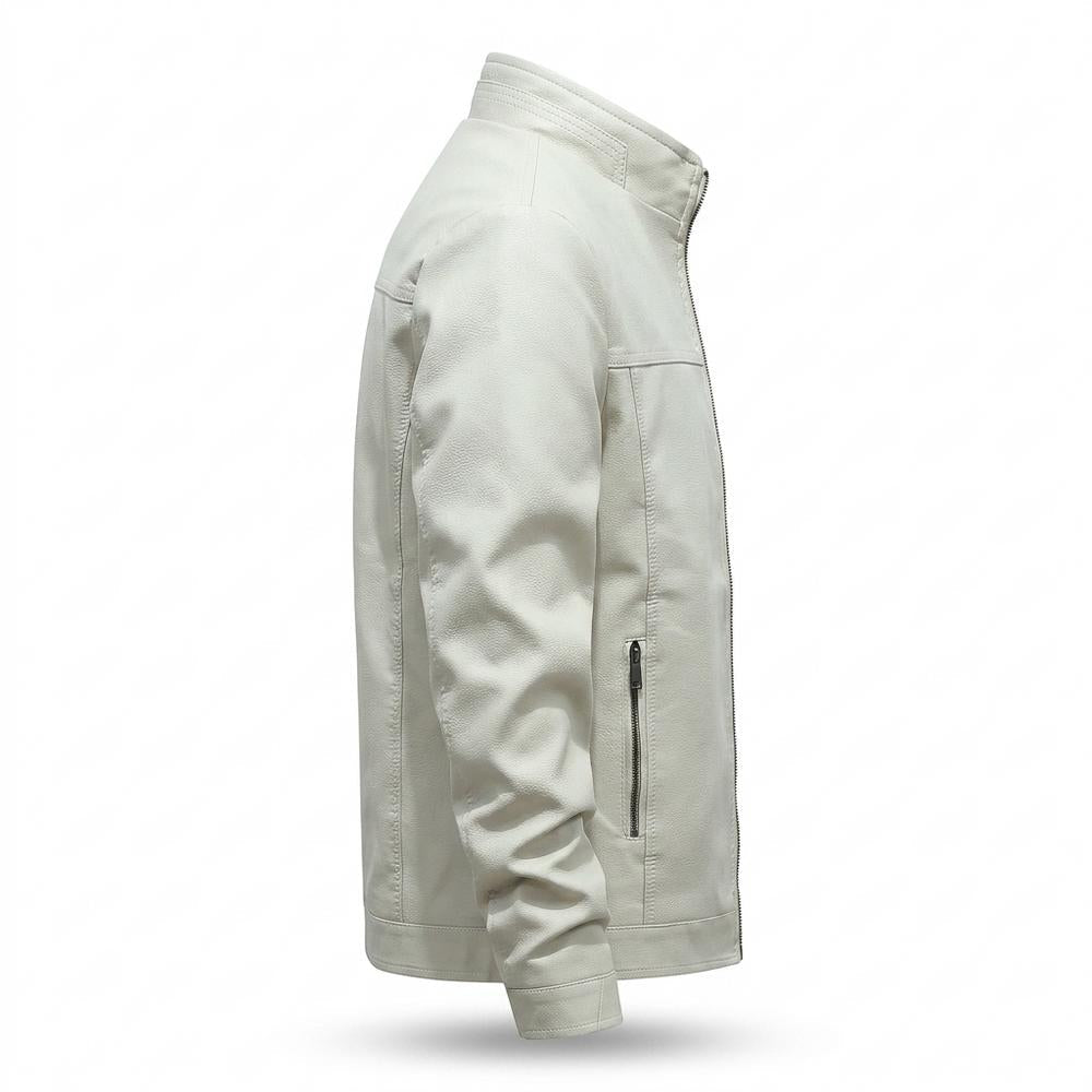 Lederjacken Outlet24 - Ceped | Gefüttert Strukturiert Lederjacke Herren