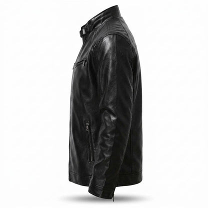 Lederjacken Outlet24 - Valim | Gesteppte Taillierte Lederjacke Herren
