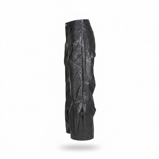 Lederjacken Outlet24 - Cotod | Weit Geschnittene Strukturierte Hose Unisex