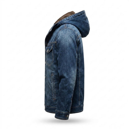Lederjacken Outlet24 - Misen | Gefüttert Geknöpft Jacke Herren