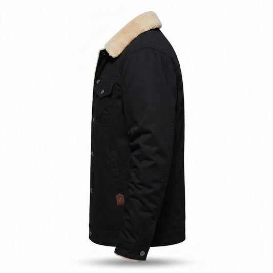 Lederjacken Outlet24 - Supas | Gefüttert Langärmelig Jacke Herren