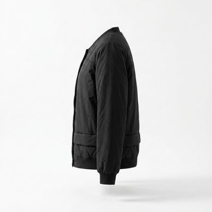 Lederjacken Outlet24 - Yufim | Gefüttert Kragenlos Jacke Damen