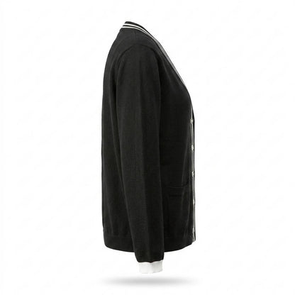 Lederjacken Outlet24 - Cavan | Bestickter Gestreifter Cardigan Damen