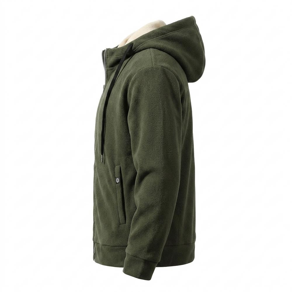 Lederjacken Outlet24 - Nasal | Gefütterter Fleece Hoodie Unisex