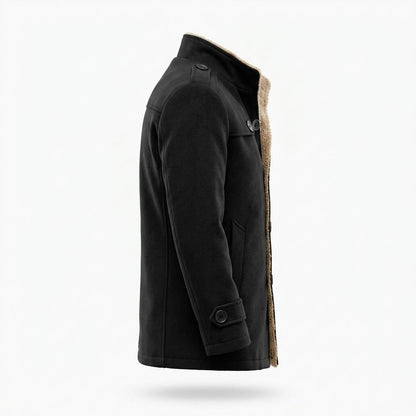 Lederjacken Outlet24 - Yihod | Gefütterter Woll Mantel Herren