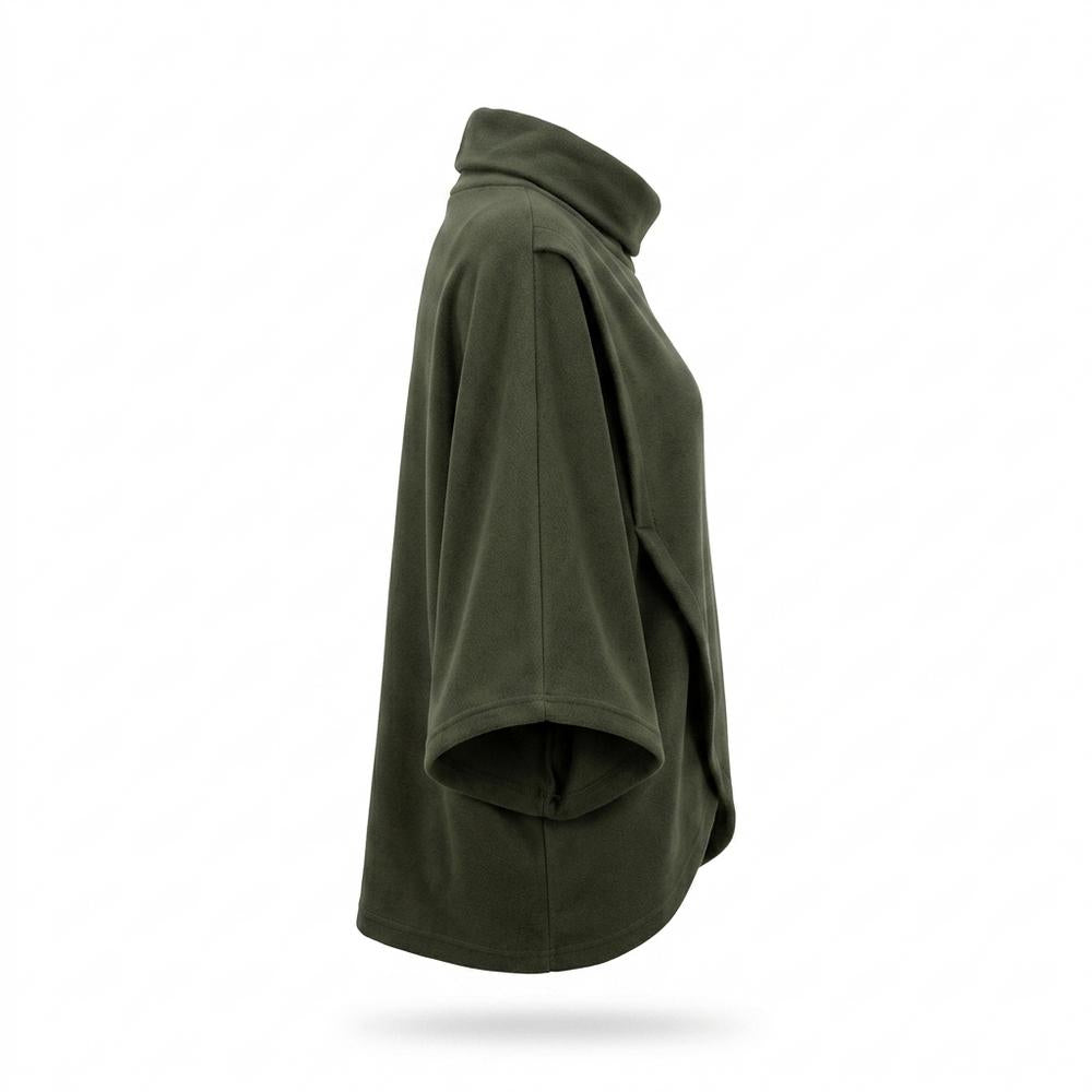 Lederjacken Outlet24 - Vavol | Hochgeschlossener Asymmetrischer Pullover Damen