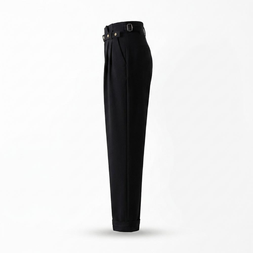 Lederjacken Outlet24 - Yabur | Gegürtete Plissierte Hose Damen