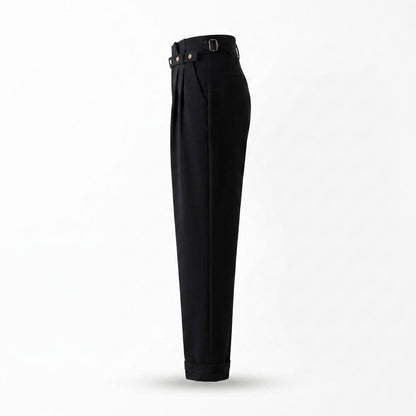 Lederjacken Outlet24 - Yabur | Gegürtete Plissierte Hose Damen