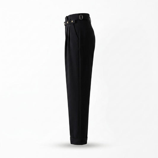 Lederjacken Outlet24 - Yabur | Gegürtete Plissierte Hose Damen