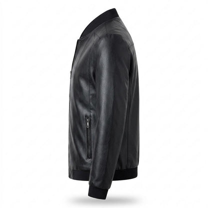 Lederjacken Outlet24 - Temol | Gefütterte Matte Lederjacke Herren