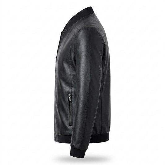 Lederjacken Outlet24 - Temol | Gefütterte Matte Lederjacke Herren