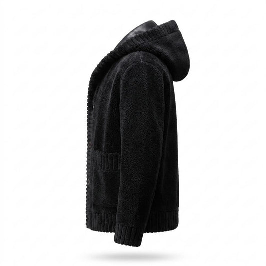 Lederjacken Outlet24 - Tedon | Strukturiert Geknöpft Jacke Herren