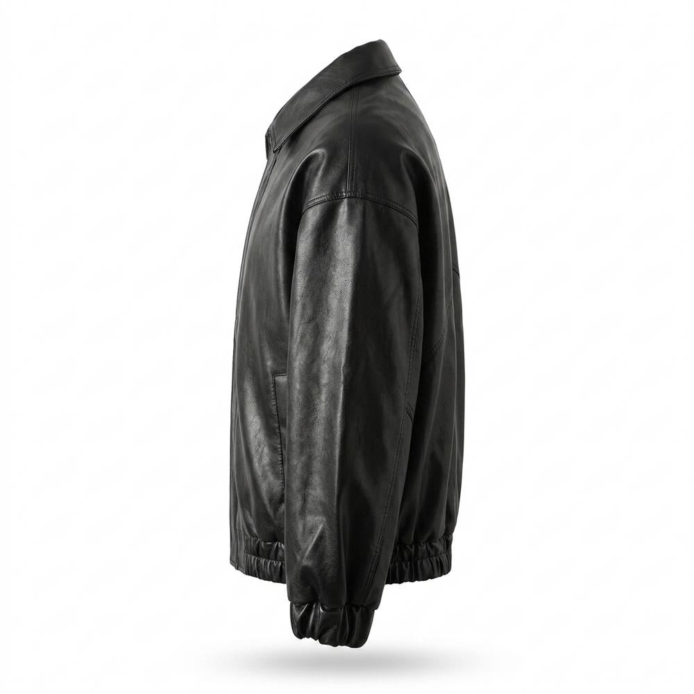 Lederjacken Outlet24 - Nupuv | Reißverschluss Blouson Lederjacke Unisex