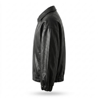 Lederjacken Outlet24 - Nupuv | Reißverschluss Blouson Lederjacke Unisex