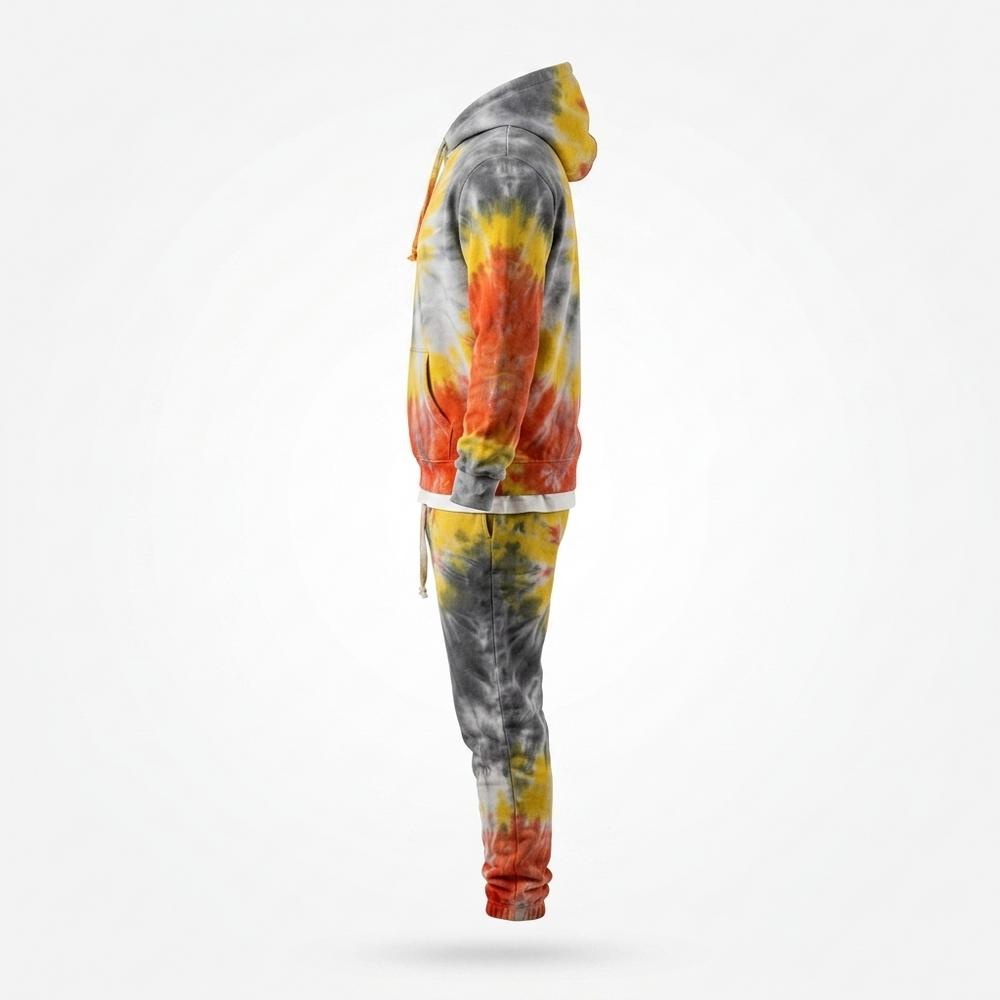 Lederjacken Outlet24 - Kohit | Gebatikt Bequem Anzug Unisex