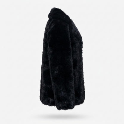 Lederjacken Outlet24 - Zosud | Plüschiger Gefütterter Mantel Damen