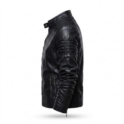 Lederjacken Outlet24 - Vofok | Gefüttert Gesteppt Lederjacke Herren