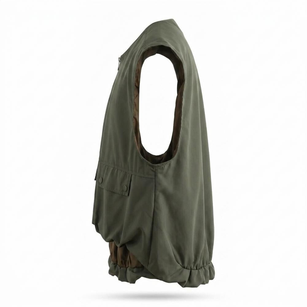 Lederjacken Outlet24 - Yapem | Gefütterte Kragenlose Weste Unisex