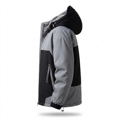 Lederjacken Outlet24 - Veson | Gefüttert Zweifarbig Jacke Herren